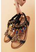 Resim Khayt Princess Anatomik Fashion Taşlı Çocuk Sandalet Çok Renkli 