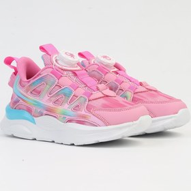 Resim Benetton ® İTHAL Pembe Çocuk Bağcık Mekanizmalı Spor Ayakkabı BNI-10254 