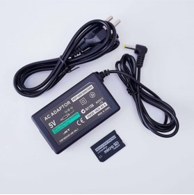 Resim AC ADAPTER Psp Şarj Aleti 5v 2a Memory Stick Pro Duo Adaptör Psp Şarj Cihazı Ve Psp Mikro Sd Kart Çevirici 