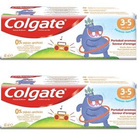 Resim Colgate 3-5 Yaş Portakal Aromalı Florürsüz Çocuk Diş Macunu 60 ml 2 ADET 