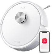 Resim Roborock Q8 Akıllı Robot Süpürge Beyaz 10.000 Pa HyperForce Emiş Gücü 