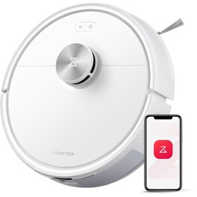 Resim Roborock Q8 Akıllı Robot Süpürge Beyaz 10.000 Pa HyperForce Emiş Gücü 