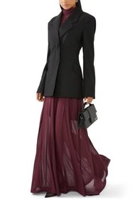 Resim Kadın Fitted Blazer - Siyah - 32 