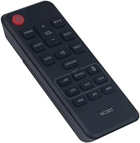 Resim AIDITIYMI NC302 NC302UH RTNC302UH Yedek Soundbar Uzaktan Kumanda Sanyo Ses Çubuğu Hoparlör Ev Sineması Sistemi FWSB426F FWSB426FA NC306 NC306UH Magnavox Soundbar NC307 NC307UH MSB3610/F7 için uygun 