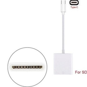 Resim Prestigegoods Telefonlar Macbook Uyumlu Samsung İçin Usb 3.1 Tip C Usb-c - Sd Sdxc Kart Okuyucu Adaptörü 