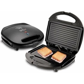 Resim MidasTech Mini Granit Elektrikli Tost Makinesi 2 Tost Yapışmaz Yüzey 750W SSM-2513 (4887) Mida 