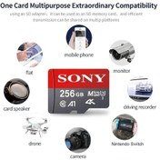 Resim Sony Tf Kartı 1 Tb Yüksek Hızlı Mikro Sd Kart 128 Gb 256 Gb 256 Gb 1024 Gb 512 Adapter 