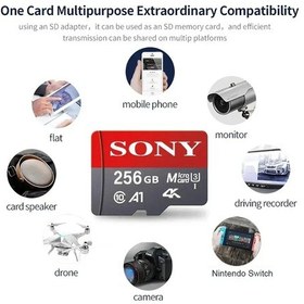 Resim Sony Tf Kartı 1 Tb Yüksek Hızlı Mikro Sd Kart 128 Gb 256 Gb 256 Gb 1024 Gb 512 Adapter 