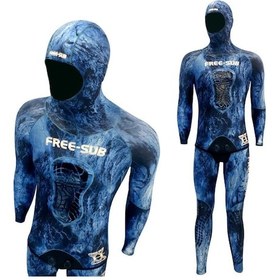 Resim Free-Sub 5Mm Demre Blue Yamamoto Avcı Serbest Dalış Elbisesi (538678819) Çok Renkli 