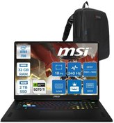 Resim MSI Vector 18 Hx Aı Ultra 9 275HX 32GB Ddr5 2tb 12GB/RTX5070TI/140W 18" W11Home A2XWHGTIH11+ZettaÇNT 