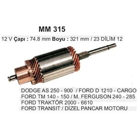 Resim Kollektor 12V Ford Minibus Mf Ford Cargo Dodge 504626203 - 