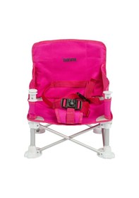 Resim Deluxe Portatif Katlanabilir Mama Sandalyesi Pembe 