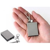 Resim Yapboz Zippo Benziniyle Çalışan Metal Kibrit Magnezyum Çubuğu Anahtarlık 