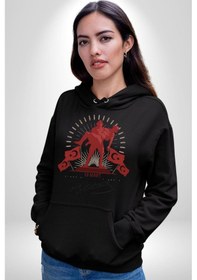 Resim 18 Mart Çanakkale Atatürk İmzası Kadın Erkek Siyah Kapüşonlu Sweatshirt Hoodie Siyah 