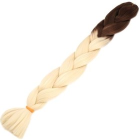 Resim Afrika Örgüsü Ve Rasta İçin Sentetik Ombreli Saç / Kahve / Platin - Aysc-461817 Karışık - Çok Renkli 