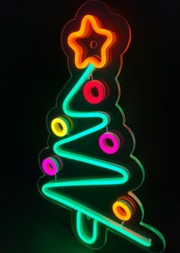 Resim geness magaza Yılbaşı ağacı neon 