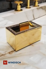 Resim Windisch Shıne Lıght Square ı Işlemeli Tezgah Üstü 6,5 Cm Pamukluk Gold 