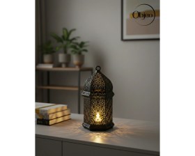 Resim Özbience Şık LED Işıklı Ramazan Feneri, Ev Dekorasyonu Için Güzel Seçenek 