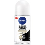 Resim Nivea Black White İpeksi Pürüzsüzlük Kadın Deodorant Roll-On 50 ml 