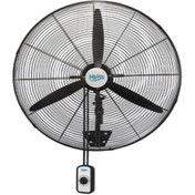 Resim HIMS HEF-DA750 210W 75 cm Siyah 3 Kanat Anahtarlı Sanayi Tipi Duvar Vantilatörü 