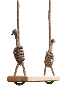Resim Bamena Wood Hangon Ahşap Salıncak 