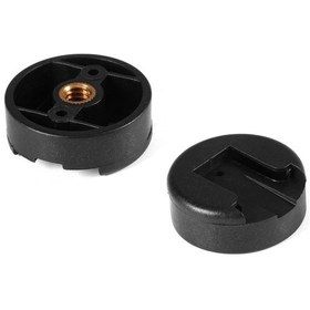 Resim OEM 1/4" Tripod, Monopod Vidası için yuvarlak Flaş Tutucu Dönüştürücü 