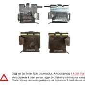 Resim Leoparts Corolla Ae101 1.6 1992-1997 / Ae111 1.6 1998-2001 Ön Fren Balata Sacı 04947-33130 