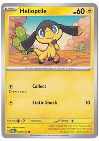 Resim Helioptile 070/167 - Twilight Masquerade - Pokemon Kartı Mint 