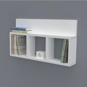 Resim Kenzlife kitaplık hayal 030*060*20 byz duvar rafı 