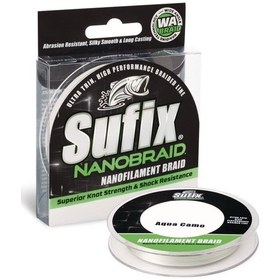 Resim Sufix Nano Braid 0.06mm 100m Aqua Camo İp Misina 3.3kg Çeker 