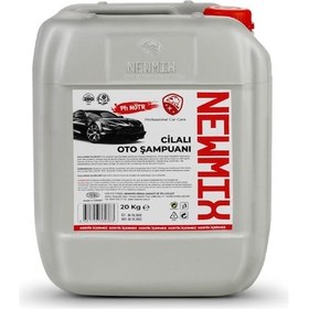 Resim Newmix Ph Nötr Cilalı Fırçalı Oto Şampuanı 20 Kg 