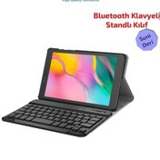 Resim Samsung Uyumlu Tab A 8.0 T290 T295 T297 Bluetooth Klavyeli Kılıf - Bkk1 