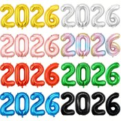Resim 16 İnç Dijital Balonlar 2026 Yeni Yıl Partisi Alüminyum Film Balon Dekorasyon Seti, Kutlama Etkinliği Dekorasyon Malzemeleri, Düğün Doğum Günü Partisi, Cadılar Bayramı Süslemeleri, Noel Süslemeleri, Navidad Decoración 