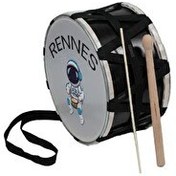 Resim Rennes DVL-31BRW Örf Aletleri Özel Tasarım Çocuk Davulu 30 CM 