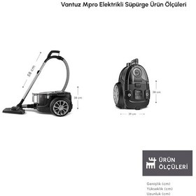 Resim Karaca Vantuz Mpro Elektrikli Süpürge Walnut Brown 