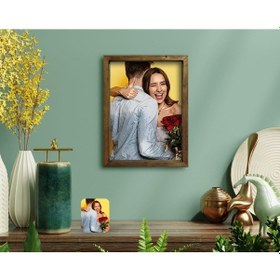 Resim Bk Home Yağlıboya Fotoğraflı Doğal Masif Ahşap Çerçeveli Tablo-1 (551056015) 