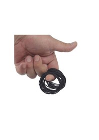 Resim Ekoset Siyah Paket Ambalaj Para Lastiği 70Mm 10.000 Adet 