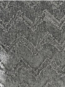 Resim Mza Sakallı Jakar Koltuk Örtüsü Kayma Yapmaz Siyah 