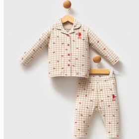 Resim U.s. Polo Assn. Kız Bebek Pijama Takımı Beyaz-1705 Beyaz 