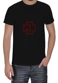 Resim Rammstein Logolu Erkek Tişört 