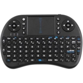 Resim Daxron Mini Kablosuz Touchpadli Q Klavye 