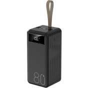 Resim Blackbird Game Center Acl Pw-94 80.000mah Siyah Lcd 1xmicro 2xtyp-c 4xusb Port Taşınabilir Şarj Cihazı Powerbank 