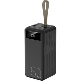 Resim Blackbird Game Center Acl Pw-94 80.000mah Siyah Lcd 1xmicro 2xtyp-c 4xusb Port Taşınabilir Şarj Cihazı Powerbank 