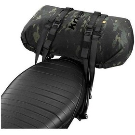 Resim Krıega Krp20 Rollpack Motosiklet Çantası Kamuflaj Siyah 