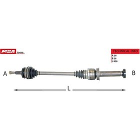 Resim Mga 70418 Aks Sağ Transporter T5 Transporter T5 03- 