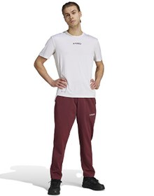 Resim adidas IB1114-MT KNIT PANTS SHA Kırmızı Erkek Lastikli Paça Regular Fit Eşofman Altı 