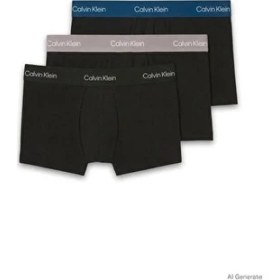 Resim Calvin Klein Erkek Düşük Bel 3'lü Boxer Seti 