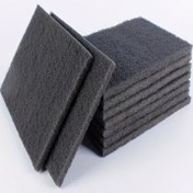 Resim 10 adet Ultra-Kompakt Gri Non-Woven Zımparalı Pedler - Mutfak Temizliği, Tencere ve Kase Fırçalama, Yüzey Hazırlığı ve Parlatma için Tekrar Kullanılabilir Polyester Bulaşık Bezi - Boya, Metal, Ahşap ve Daha Fazlası İçin İdeal, Mutfak Temizliği Temel Ürünleri | Kompakt Temizlik Pedleri | Dayanıklı Mutfak Eşyaları 