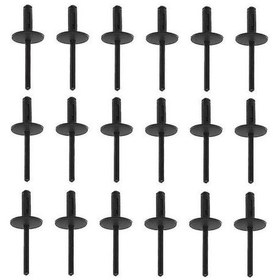 Resim 100 Adet Tampon Çamurluk 6mm Delik Perçin Bağlantı Elemanları Bmw İç Dekor İçin 