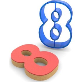 Resim 8 Rakamı Polikarbon Kurabiye Kalıbı (553203202) 